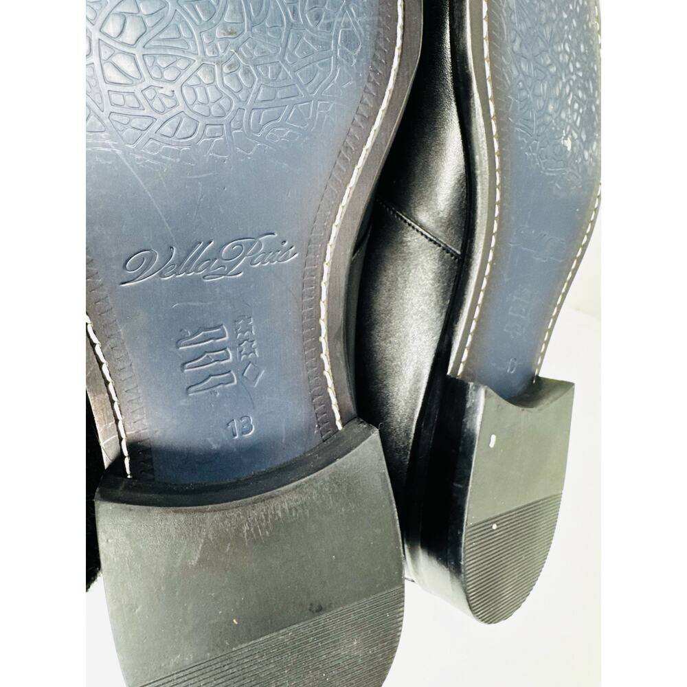 Vellapais Black Double Monk Strap Dress Shoes Arlington size US 13 - Picture 3 of 11